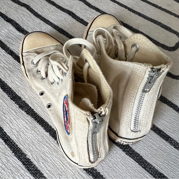 RARE Converse Chuck Taylor All Star Hi Top Back Zip Shoes - Picture 4 of 7